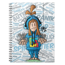 Caderno Espiral Anna - Spinne /