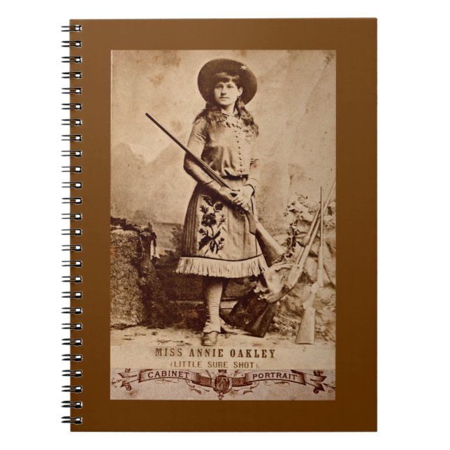 Caderno Espiral Annie Oakley Sepia (Frente)