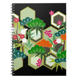 Caderno Espiral Ano Novo Japão Estilo Japonês