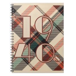 Caderno Espiral anos 40