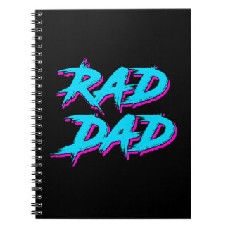 Caderno Espiral Anos 80 traseiro do Pai