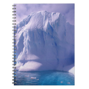 Caderno Espiral Antártida. Paisagens de gelo antárticas