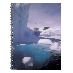 Caderno Espiral Antártida. Paisagens de gelo da Antártica 2