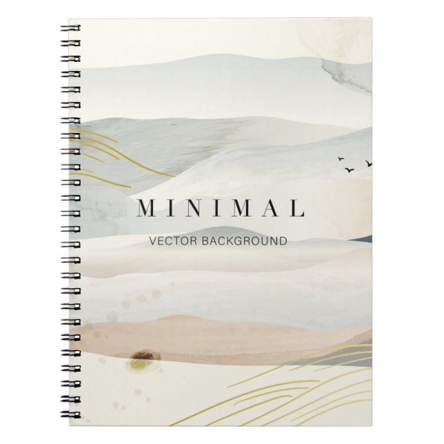 Caderno Espiral Antecedentes das artes de montanha e ouro. Orienta (Frente)