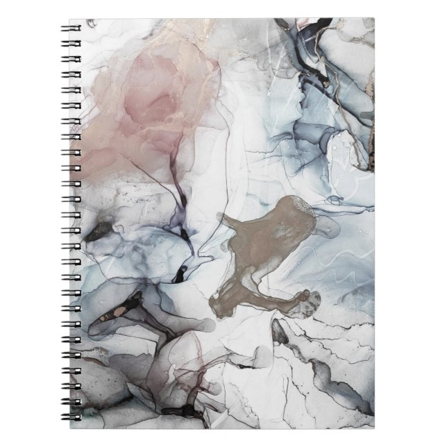 Caderno Espiral Antecedentes De Álcool. Cinzas e Black Sains. Ice  (Frente)