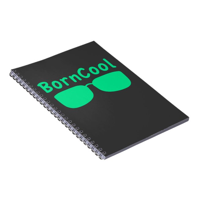 Caderno Espiral Anteckningsbok med BornCool-tryck (Lado Direito)