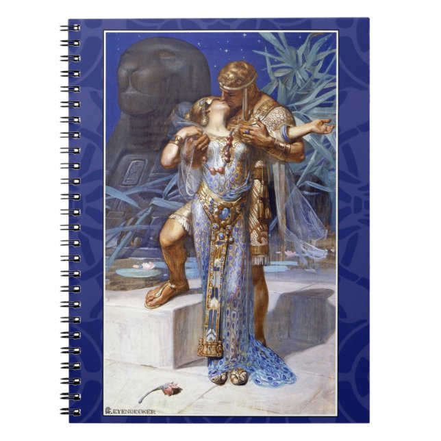 Caderno Espiral Anthony e Cleopatra Love Classic (Frente)