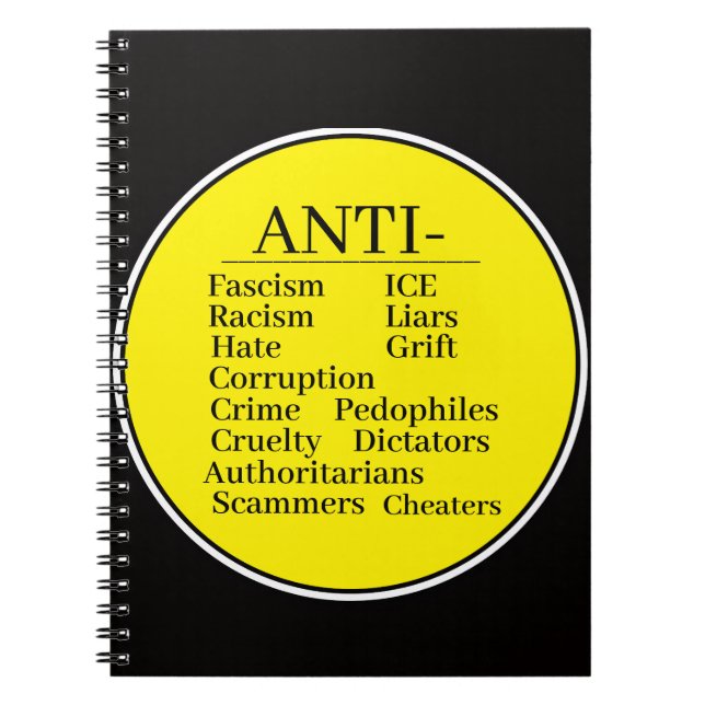 Caderno Espiral Anti-Caderno (Frente)