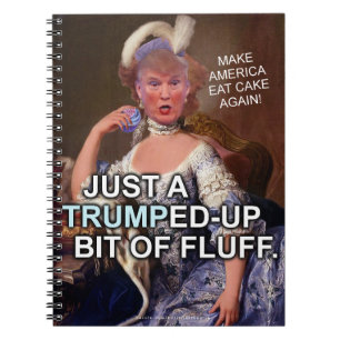 Caderno Espiral Anti eleição 2016 de Donald Trump Marie Antoinet