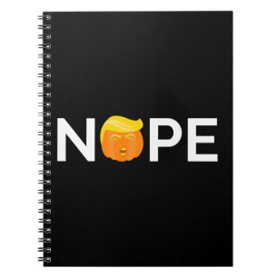 Caderno Espiral Anti-Trump - Nope Halloween Edition I