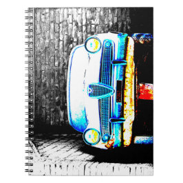 Caderno Espiral Antigo carro