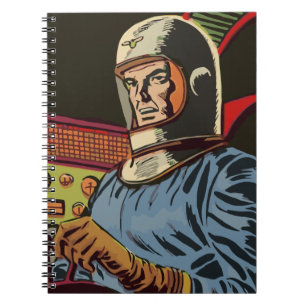 Caderno Espiral Antigo herói do futuro