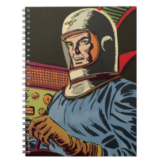 Caderno Espiral Antigo herói do futuro