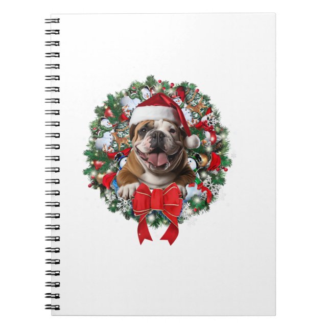 Caderno Espiral Antigo Inglês Bulldog Decoração Da Rua Xm (Frente)