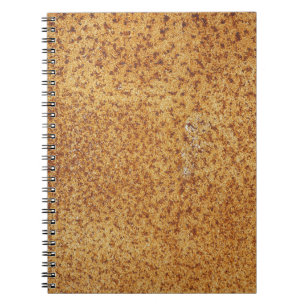 Caderno Espiral Antigo Rusty Metal: Fundo de Textura Grunge