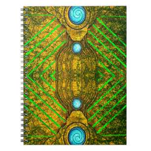 Caderno Espiral Antigo Tome Místico de Feitiços e Poções Mági