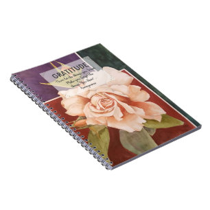 Caderno Espiral Antiguidade Rosa Gratidão