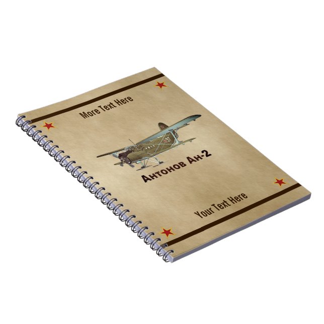 Caderno Espiral Antonov An-2 (Lado Direito)
