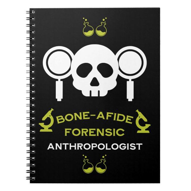 Caderno Espiral Antropólogo forense (Frente)