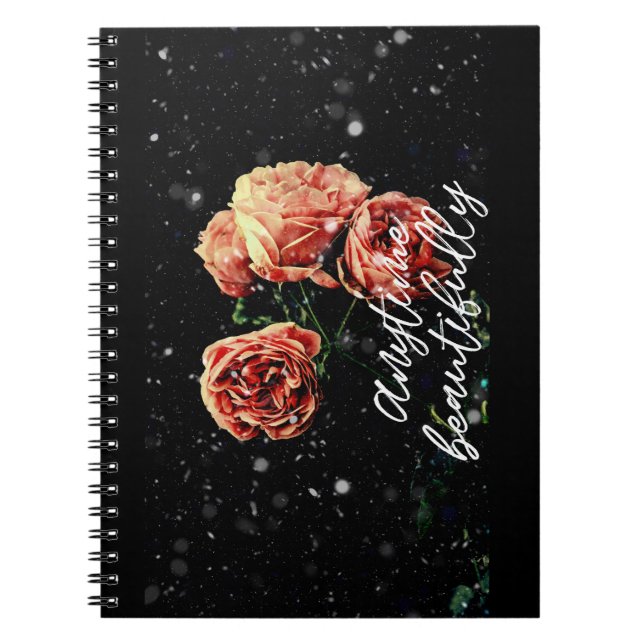 Caderno Espiral Anytime Beautifully (Frente)