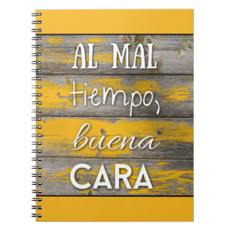 Caderno Espiral Ao Mau Tempo, Boa Cara