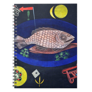 Caderno Espiral Ao redor do peixe, Paul Klee