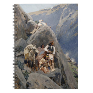 Caderno Espiral Apache Warriors: Escorregada pela Cavalaria Americ