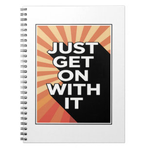 Caderno Espiral Apenas Continue Com A Tecnologia Inspiracional