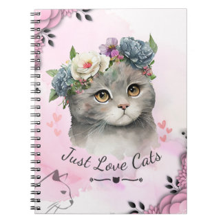 Caderno Espiral Apenas Gatos De Amor