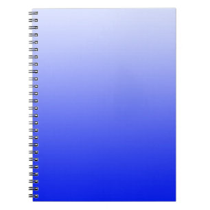 Caderno Espiral APENAS gradientes de COR - azul real
