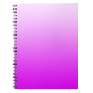 Caderno Espiral APENAS gradientes de COR - rosa néon