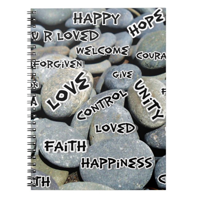 Caderno Espiral Apenas Notas, Amor (Frente)