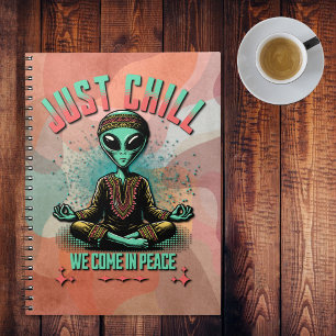 Caderno Espiral Apenas relaxe, nós viemos em paz