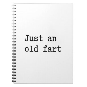 Caderno Espiral Apenas Um Antigo Fart