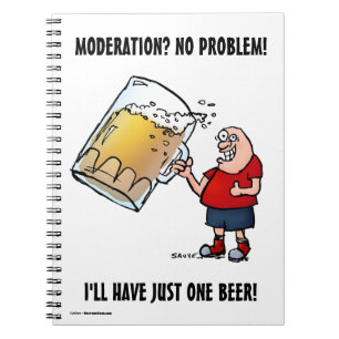 Caderno Espiral Apenas Um Grande Cara da Cerveja