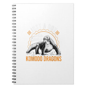 Caderno Espiral Apenas Um Menino Que Adora Dragão Komodo Dragão
