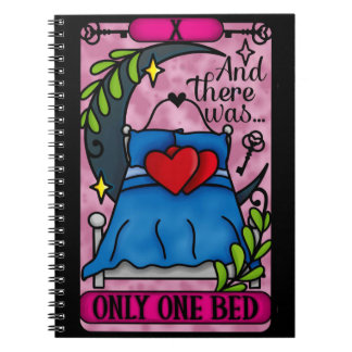 Caderno Espiral Apenas um notebook Bed Romance Tarot