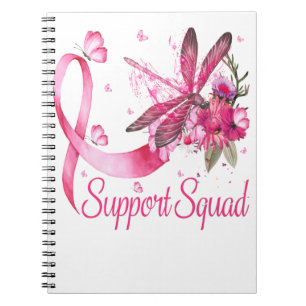 Caderno Espiral Apoiar a consciencialização do Cancer da Mama po
