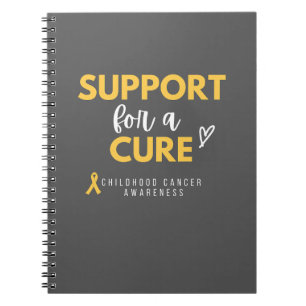 Caderno Espiral apoio à cura do notebook para o cancer infantil