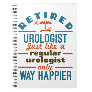 Caderno Espiral Aposentação Urologista Aposentada Happier