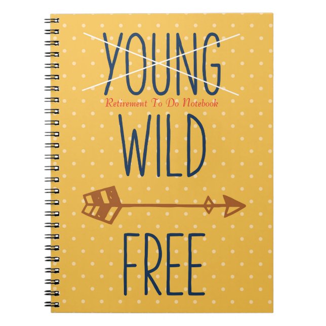 Caderno Espiral Aposentar para Fazer Notebook (Frente)