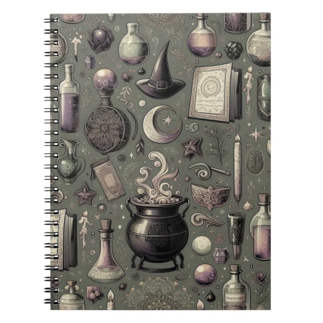 Caderno Espiral Apothecary de Bruxas (Frente)