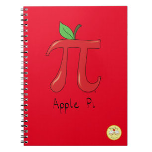 Caderno Espiral Apple Pi Day Maastricht Professora Engraçado