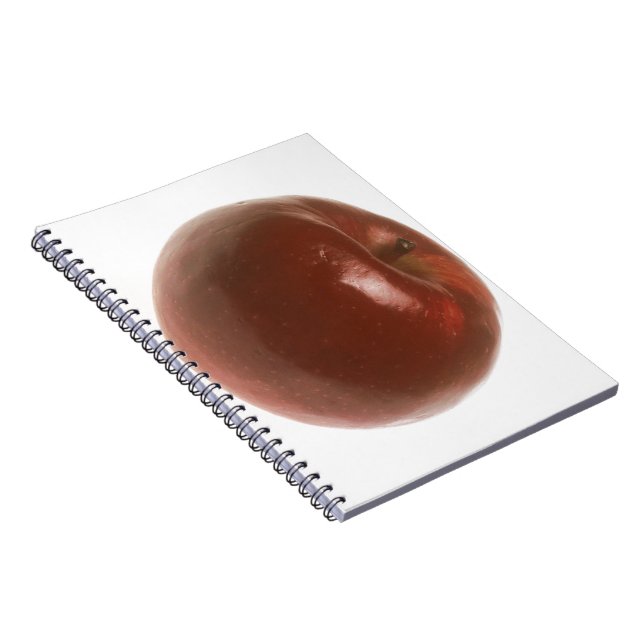 Caderno Espiral Apple vermelho (Lado Direito)