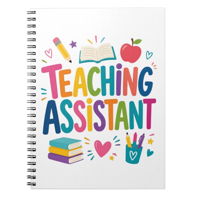 Caderno Espiral Apreciação de Assistente de Ensino (Frente)