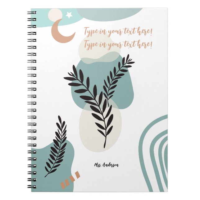 Caderno Espiral Apreciação de Professores Boêmicos Personalidade m (Frente)