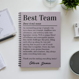 Caderno Espiral Apreciação Personalizada de Melhor Definição de Eq