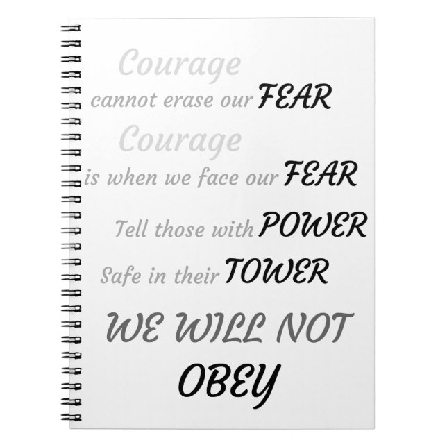 Caderno Espiral Apreenda o Diário do dia (Frente)