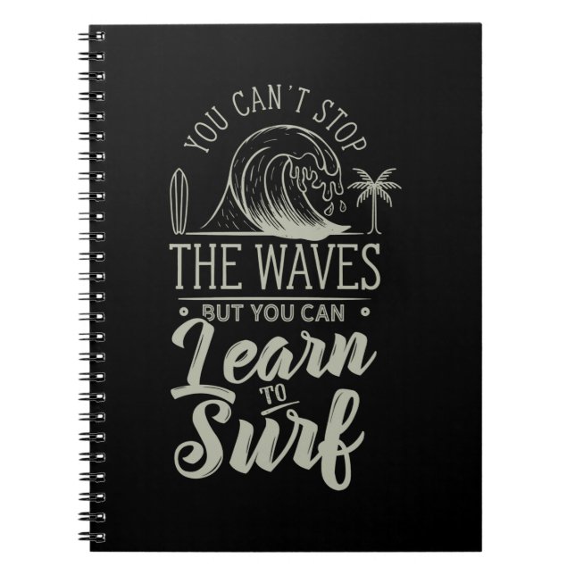 Caderno Espiral Aprender ao Surf (Frente)