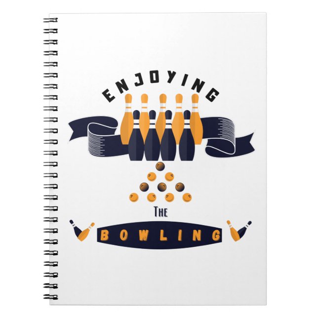 Caderno Espiral Aproveitando o notebook da Boliche (Frente)